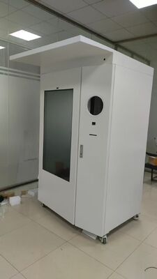 Outdoor Tourism Spot 49inch Touch Screen Bottle and can RVM systems with compactor