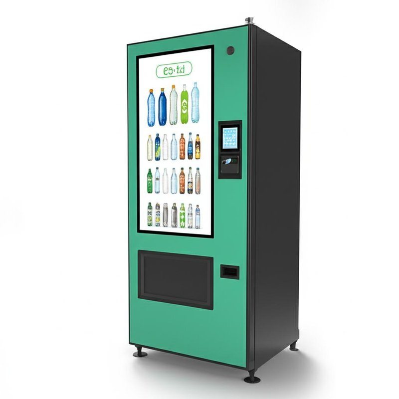 49inch Highlight Touch Screen Reverse Vending Machine for Eco-Friendly PET Material Management