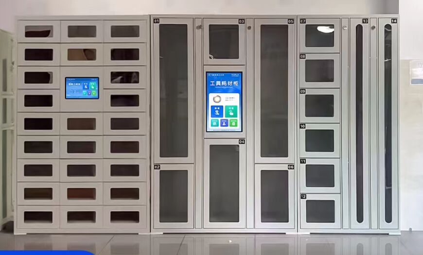 Flexible Smart RFID Cabinet Vending Solution for CNC turning tools, hand tools, integrate with ERP, SAP