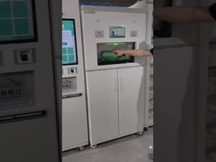 Machine distributrice de recyclage de blouses de laboratoire textiles pour hôpitaux, laboratoires et usines, fonctionnant par RFID